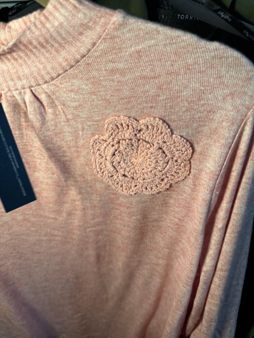 Adrienne Vittadini Pink Sweater (NWT, XL) - Picture 2 of 3